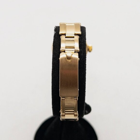 ROLEX Womens President Champagne 18k Yellow Gold Watch
